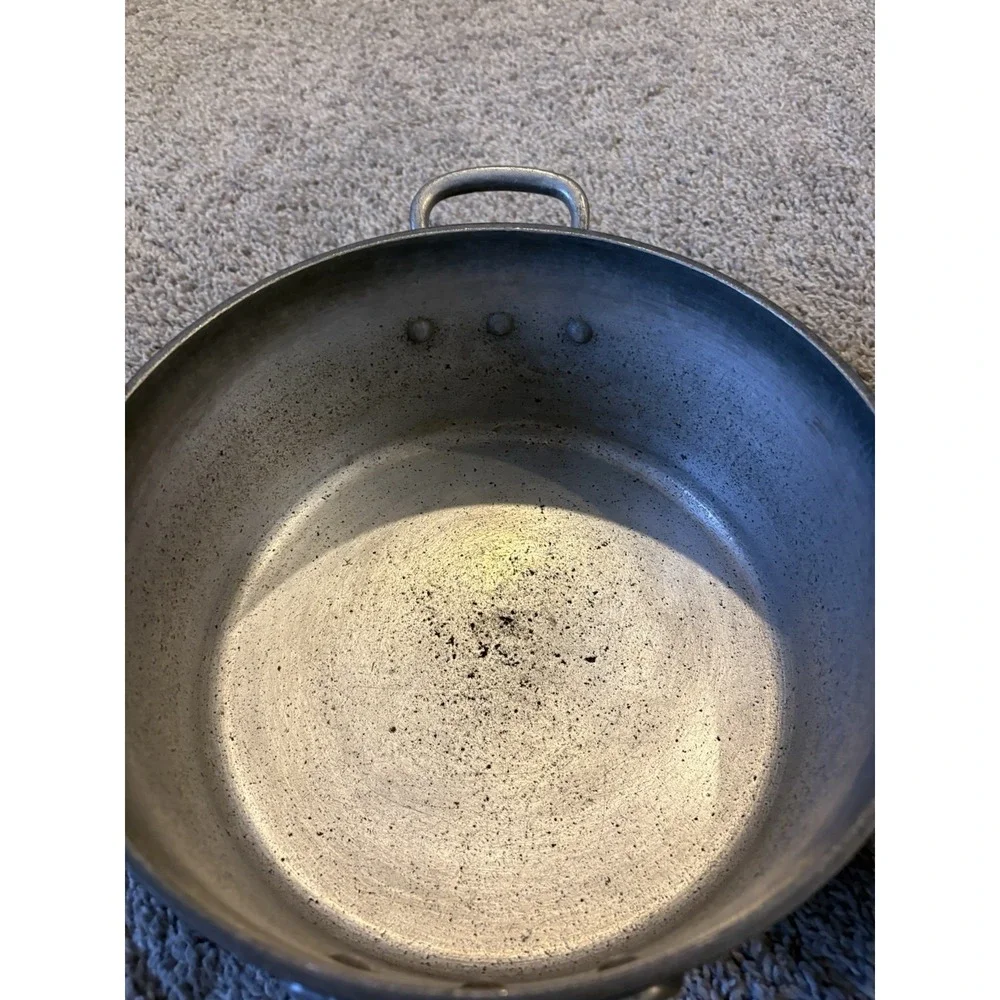 LOT OF 2 Vintage MAGNALITE GHC Professional Anodized Aluminum 5 Quart Stock Pots